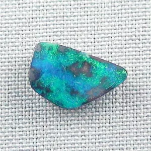 Echter Boulder Opal 7,97 ct. aus Australien - Opale mit Zertifikat online kaufen - Blau Grüner Boulder Opal 17,34 x 10,62 x 5,06 mm ​für Opalschmuck 4