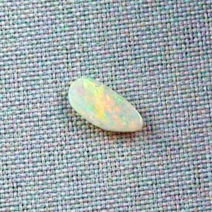 Echter White Opal 1,30 ct. aus Coober Pedy Australien - Opal mit Zertifikat online kaufen - 12,19 x  5,92 x 2,96 mm | Echte Opale online kaufen! 2