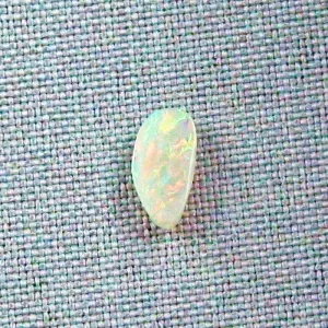 Echter White Opal 1,30 ct. aus Coober Pedy Australien - Opal mit Zertifikat online kaufen - 12,19 x  5,92 x 2,96 mm | Echte Opale online kaufen! 3