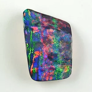 Echter Regenbogen Boulder Opal mit Zertifikat - 19,12 ct Boulderopal aus Australien – Multicolor Edelstein 26,08 x 17,28 x 6,12 mm – Ein einzigartiger Investment Edelstein 9