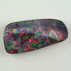 Black Boulder Opal 21,66 ct Multicolor Investment Edelstein 1