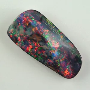 Black Boulder Opal 21,66 ct Multicolor Investment Edelstein 2