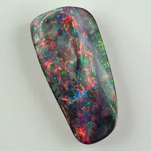 Black Boulder Opal 21,66 ct Multicolor Investment Edelstein 3