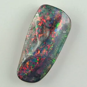 Black Boulder Opal 21,66 ct Multicolor Investment Edelstein 4