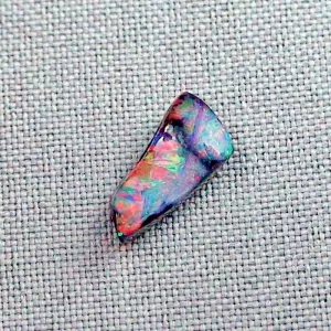 Echter Boulder Opal 4,96 ct. Regenbogen Vollopal aus Australien mit Zertifikat – Absolutes brillantes Multicolor mit Neonfarben – Boulderopal Stein 5