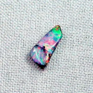 Echter Boulder Opal 4,96 ct. Regenbogen Vollopal aus Australien mit Zertifikat – Absolutes brillantes Multicolor mit Neonfarben – Boulderopal Stein 8