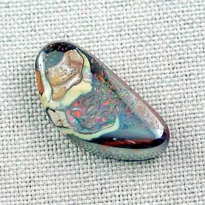 Echter Boulder Opal 14,37 ct. aus Australien mit Zertifikat online kaufen – Boulderopal 24,13 x 12,06 x 5,57 mm für Opalschmuck 5