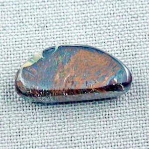 Echter Boulder Opal 14,37 ct. aus Australien mit Zertifikat online kaufen – Boulderopal 24,13 x 12,06 x 5,57 mm für Opalschmuck 7