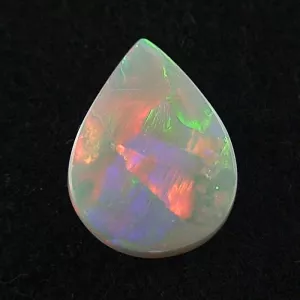 3,55 ct Opalstein White Opal multicolor Australien - Coober Pedy