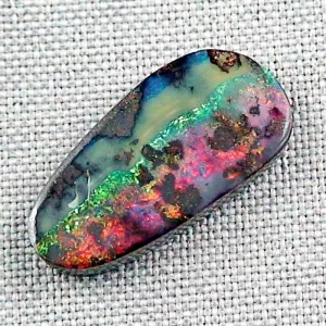 13,62 ct Boulder Opal Opalstein Edelstein Regenbogen Multicolor | Opale mit Zertifikat online kaufen | Regenbogen Boulder Opal 26,74 x 13,19 x 3,93 mm6