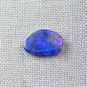 Blauer Black Crystal Opal 3,04 ct Vollopal Lightning Ridge