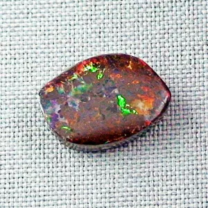 Koroit Boulder Opal 10,64 ct. aus Australien - Opale mit Zertifikat online kaufen - Multicolor Boulder Opal 18,38 x 13,44 x 4,81 mm für Opalschmuck-2