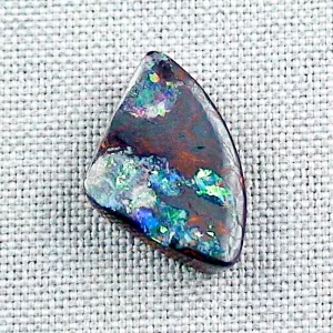 Koroit Boulder Opal 10,81 ct. aus Australien - Opale mit Zertifikat online kaufen - Multicolor Boulder Opal 21,69 x 14,12 x 4,67 mm  für Opalschmuck-3