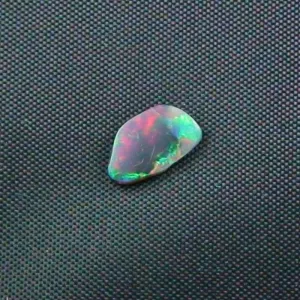 ►Echter 0,41 ct Semi Black Opal Blauer Vollopal [Mit Zertifikat] - Opal für Opalring - 3
