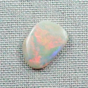 Echter Mintabie Australien White Opal 3,84 ct. aus Australien - Opal mit Zertifikat online kaufen - Multicolor Whiteopal 16,46 x 11,82 x 2,88 mm 3