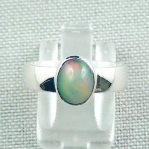 Natürlich Opal Edelstein Mit 925 Sterlingsilber Ring für Herren EG1469 