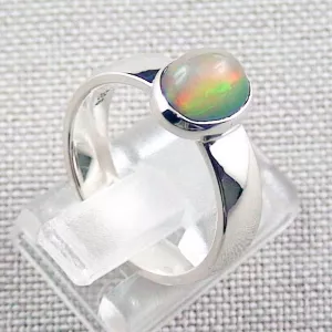 935er Opalring mit echten 1,55 ct. Welo Opal Silberring Multicolor - Opalschmuck ganz einfach und bequem online kaufen. | Echter Opalschmuck 5
