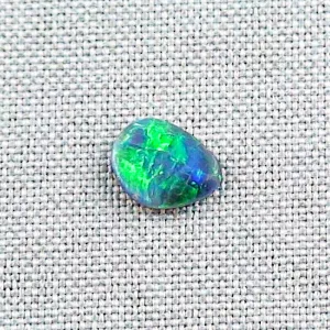 Echter Lightning Ridge Semi Black Opal 1,21 ct. aus Australien - Opale mit Zertifikat online kaufen - Multicolor Vollopal 10,54 x 8,53 x 2,31 mm-3