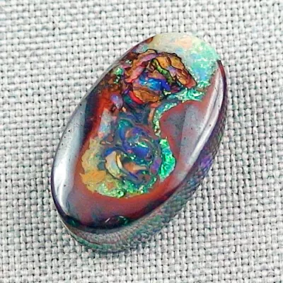 23,45 ct Yowah Nuss Opal Edelstein Queensland Australien - 24,58 x 14,63 x 7,36 mm | Echte Edelsteine & Opale mit Zertifikat online kaufen-3