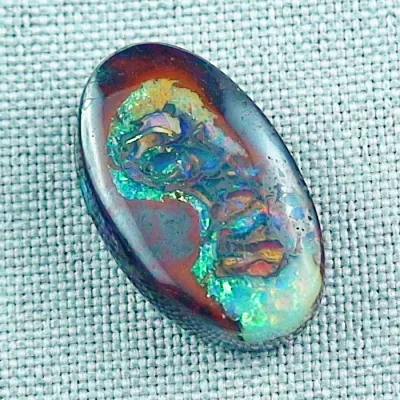 23,45 ct Yowah Nuss Opal Edelstein Queensland Australien - 24,58 x 14,63 x 7,36 mm | Echte Edelsteine & Opale mit Zertifikat online kaufen-5