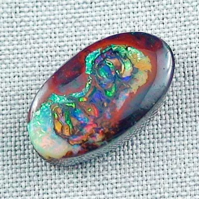 23,45 ct Yowah Nuss Opal Edelstein Queensland Australien - 24,58 x 14,63 x 7,36 mm | Echte Edelsteine & Opale mit Zertifikat online kaufen-6