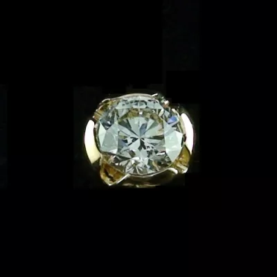 Ein wunderschöne Herren Gelbgold Ohrstecker 18 k (750) mit einem Top Diamanten TW si 0,51 ct. - Jetzt online Ohrschmuck kaufen für Herren. Ohrring für Herren günstig kaufen.
