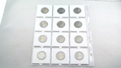 ►2 Euro Gedenkmünzen Sammlung von 2004 - 2014 & Grace Kelly 2007-34