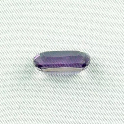 schöner echter 3,46 ct violetter Amethyst im Kissenschliff - Perfekt für Amethyst-Schmuck geeignet - Echte Schmucksteine mit Zertifikat online kaufen!