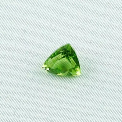 1 CZ Peridot 14 mm leuchtend grün Brillan Cubic Zirkonia synthetischer Edelstein 