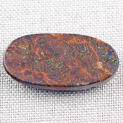 Koroit Boulder Opal 26,73 ct. aus Australien - Opale mit Zertifikat online kaufen - Multicolor Boulder Opal 32,20 x 16,42 x 5,69 mm für Opalschmuck-7