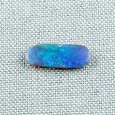 Echter Black Crystal Opal 3,05 ct aus Australien Opale mit Zertifikat online kaufen - Blau Grüner Multicolor Black Crystal Opal 18,83 x 7,26 x 3,03 mm 3