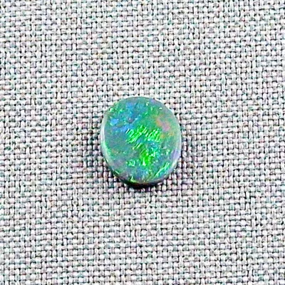 Echter Lightning Ridge Semi Black Opal 2,10 ct. aus Australien - Opale mit Zertifikat online kaufen - Grüner Multicolor Vollopal 11,50 x 9,79 x 2,86 mm 4