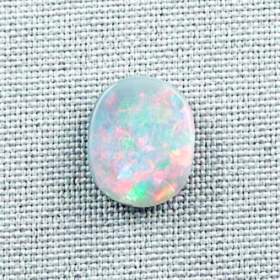 5,50 ct multicolor White Opal Edelstein - Echte Opale aus Lightning-Ridge Australien - Edelsteine mit Zertifikat bei der Opal-Schmiede online kaufen! 1