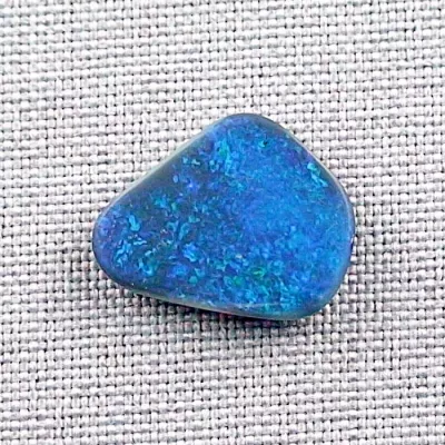 Echter Lightning Ridge Black Opal 6,26 ct. aus Australien - Opale mit Zertifikat online kaufen - Blauer Black Opal 18,98 x 15,52 x 3,46 mm für Opalschmuck 5