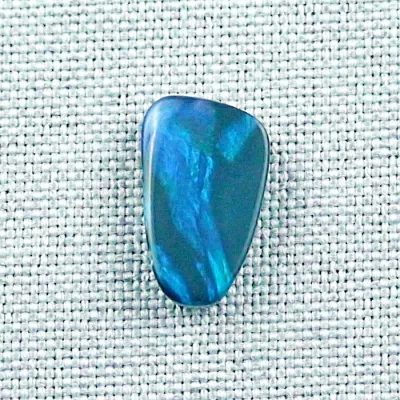 Blauer Lightning Ridge Black Opal 2,90 ct. aus Australien - Opale mit Zertifikat online kaufen - Blauer Black Opal 16,24 x 9,67 x 3,05 mm für Opalschmuck 1 5