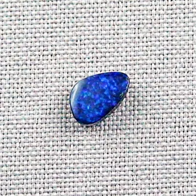 Echter Boulder Opal 1,75 ct. aus Australien - Opale mit Zertifikat online kaufen - Blau Boulder Opal 10,22 x 6,99 x 3,18 mm für Opalschmuck 3