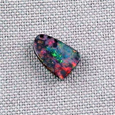 ►Echter 2.85 ct Boulder Opal Multicolor Opalstein [Mit Zertifikat]2