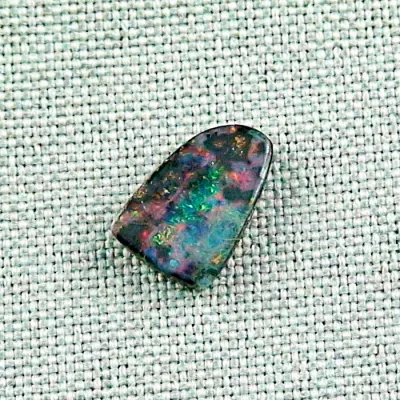 ►Echter 2.85 ct Boulder Opal Multicolor Opalstein [Mit Zertifikat]3