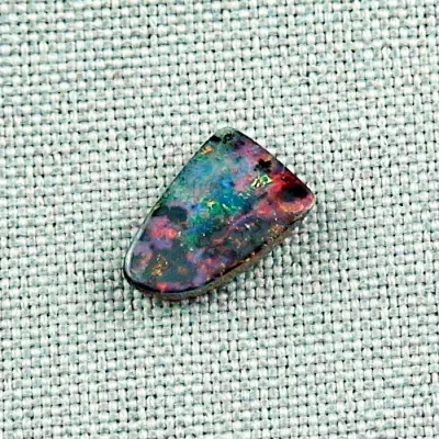 ►Echter 2.85 ct Boulder Opal Multicolor Opalstein [Mit Zertifikat]6