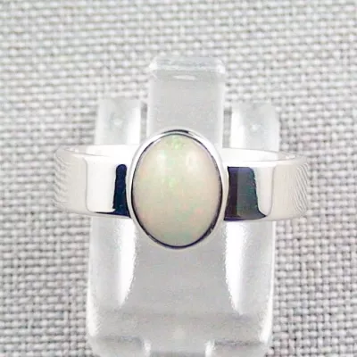 935er Opalring mit echten 1,52 ct. Welo Opal Silberring Multicolor - Opalschmuck ganz einfach und bequem online kaufen. | Echter Opalring aus Silber! 1