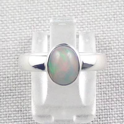 935er Opalring mit echten 1,41 ct. Welo Opal Silberring Multicolor - Opalschmuck ganz einfach und bequem online kaufen. | Echter Opalring aus Silber! 1