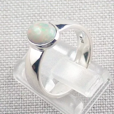 935er Opalring mit echten 0,94 ct. Welo Opal Silberring Multicolor - Opalschmuck ganz einfach und bequem online kaufen. | Echten Opalschmuck kaufen! 3