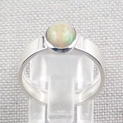 935er Opalring mit echten 1,17 ct. Welo Opal Silberring Multicolor - Opalschmuck ganz einfach und bequem kaufen. | Echter Silberschmuck mit Zertifikat. 4