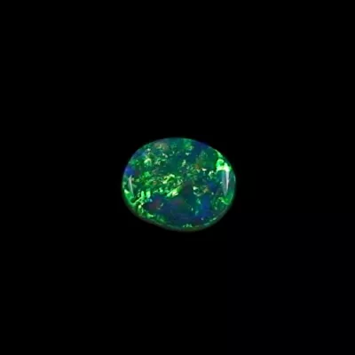 ►Lightning Ridge Black Crystal Opal 0,69 ct Grüner Multicolor Stein - Opal mit Zertifikat online kaufen-4