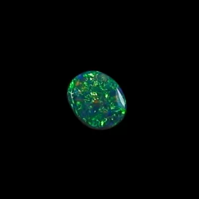 ►Lightning Ridge Black Crystal Opal 0,69 ct Grüner Multicolor Stein - Opal mit Zertifikat online kaufen-5