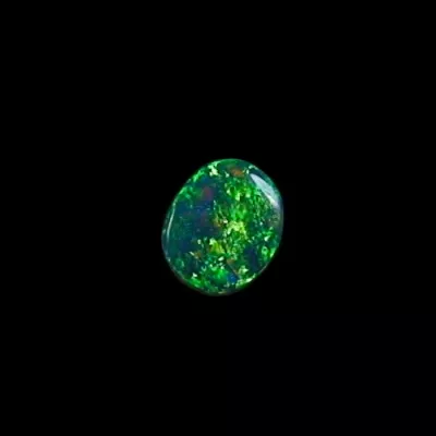 ►Lightning Ridge Black Crystal Opal 0,69 ct Grüner Multicolor Stein - Opal mit Zertifikat online kaufen-6