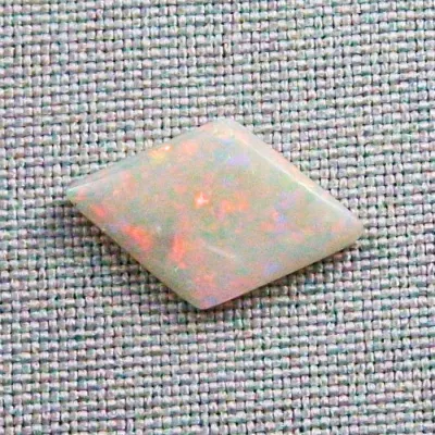 White Opal 4,33 ct. aus Australien - Opale mit Zertifikat online kaufen - Multicolor White Opal - Opalanhänger Stein -12
