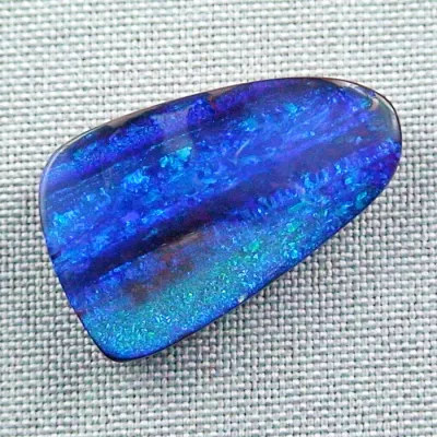 34,70 ct Boulder Opal Blau Grüner Multicolor Schmuckstein aus Australien - Multicolor Boulder Opal 33,90 x 20,73 x 5,88 mm - Echte Opale online kaufen! 2