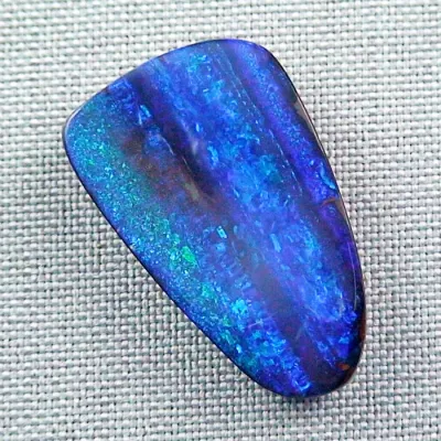 34,70 ct Boulder Opal Blau Grüner Multicolor Schmuckstein aus Australien - Multicolor Boulder Opal 33,90 x 20,73 x 5,88 mm - Echte Opale online kaufen! 4