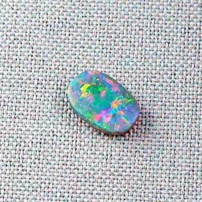 ►Black Crystal Opal 2,63 ct Lightning Ridge multicolor Vollopal, Bild4